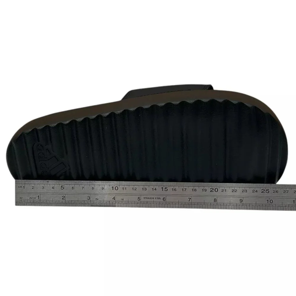 adidas Adilette Platform Slide Sandals Women’s Size 9-10 Black - Comfort & Style